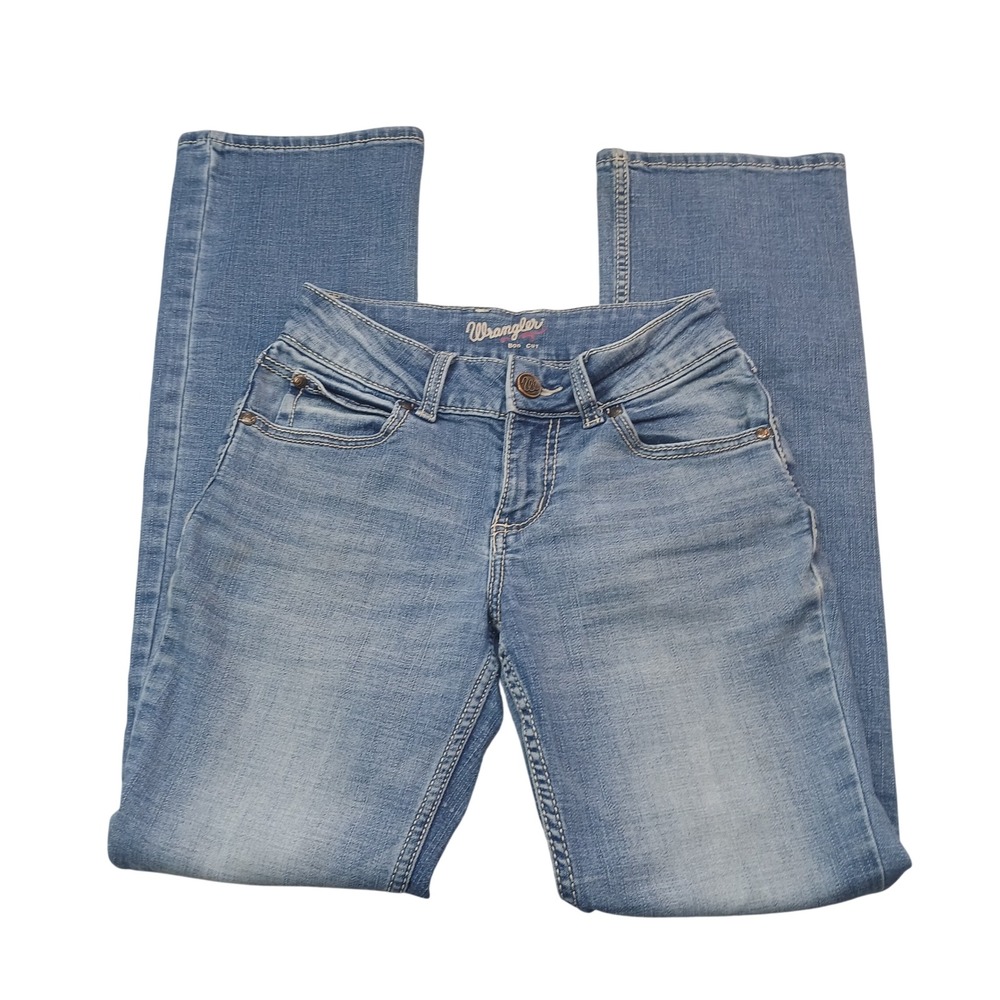 Wrangler Women's Light Wash Bootcut Jeans